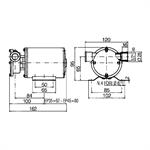 POMPA ANCOR EP35 12V LT/MIN 40 BOCCHE 1/2