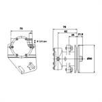 POMPA MOTORE ST 112 BOCCHE 3/8