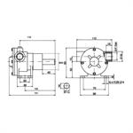 POMPA MOTORE PM 35 BOCCHE 3/4