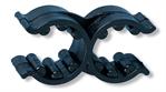 SUPPORTO ELASTICO DOPPIO MM.18/25 NERO