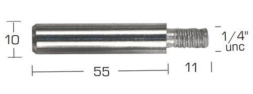 ZINCO CATERPILLAR MM.10E×1/4F×55L