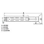 TERMINALE INOX SFERICO MM. 6