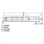 TERMINALE INOX SFERICO MM.10