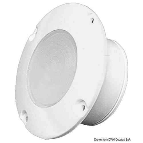 LUCE POZZETTO AD INCASSO 12V 18 LED 6500K MM.105×69I