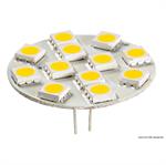 LAMPADINA LED G4 12/24V 2W - CHIP MM.30 N° LED 12 LUCE CALDA