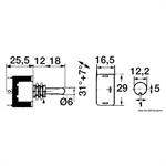 INTERRUTTORE A LEVA ON/OFF 15A