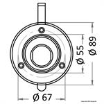 DOCCIA COMPLETA PVC TUBO CM.250