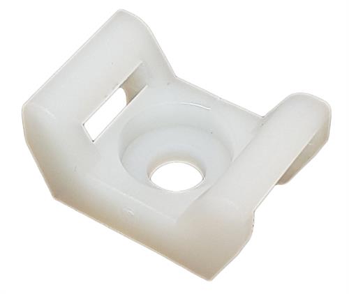 SUPPORTO PER FASCETTA NYLON MM.5 - MM.9,5×15×7H