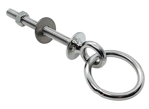 PERNO CON ANELLO SNODATO - INOX MM.6×60 ANELLO MM.33