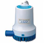 POMPA STORM 2300 12V LT/MIN 143 USCITA MM.32 - Ø140×195H MM