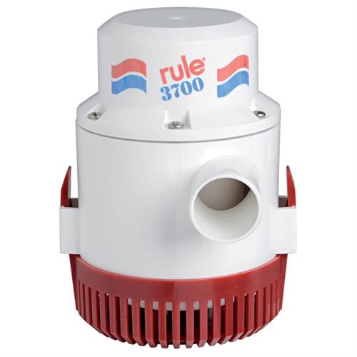 POMPA RULE 3700 GPH 24V BOCCA MM.38 - LT/MIN 240 - MM.120×184H