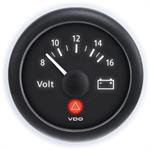 VOLTMETRO VDO VIEWLINE NERO 24V MM.52 - RIF. A2C-59512458