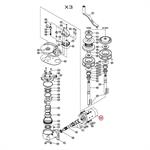 MOTORE LEOPARD/FALKON/PROJECT X3 - 12V 1700W FLANGIA TRIANGOLARE