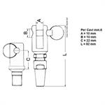 NOSSERMAN FORCELLA MM.6 INOX 316