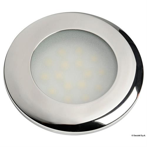 PLAFONIERA INOX 16 LED 12/24V MM.97