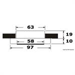 PLAFONIERA INOX 16 LED 12/24V MM.97