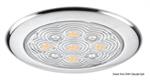 PLAFONIERA INOX A 5 LED BIANCHI 12V 2,5W 97LMN MM.94×11H