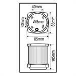 FANALE LALIZAS BIANCO - BIANCO 360°