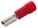 FASTON FEMMINA PREISOLATO MINI MM² 0,25-1,5 ROSSO