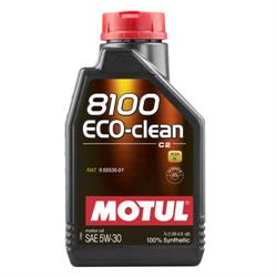 OLIO MOTUL SAE  5W30 LT.1 ECO CLEAN 8100 100% SINTETICO