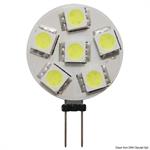 LAMPADINA LED G4 12/24V 1,2W - CHIP MM.24 N° LED 6 LUCE CALDA