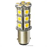 LAMPADINA LED BA15D 12/24V 3,2W L50MM Ø19MM LUCE CALDA