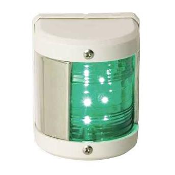 FANALE LED C/BIANCA - VERDE 112,5° - MM.64L×75H×56S