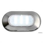 LUCE 6 LED OVALE BLU 12V MM.72,5×38×10,5