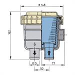 FILTRO ACQUA VETUS FTR330 MM.19