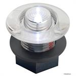 LUCE 1 LED 12V 0,2W BLU - ESTERNO MM.38 INCASSO MM.22