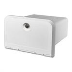 SPORTELLO VHF BIANCO C/BOX MM.165×285 CON SERRATURA