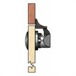 CHIUSURA A SPINTA SOUTHCO TURN - FORO MM.32 LUNGHEZZA MM.47