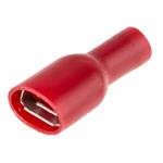 FASTON FEMMINA ISOLATO MM² 0,25-1,5 ROSSO