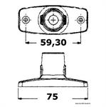 FANALE 360° LED 12V C/BASE BIANCA