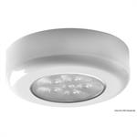 PLAFONIERA ABS 6 LED 12/24V 1,2W BIANCO CALDO