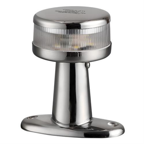 FANALE 360° LED 12V C/BASE INOX