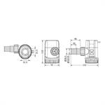 POMPA EUROPUMP AUTOMATICA G800 12V LT/MIN 51 BOCCA MM.19/29