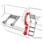 SCALETTA PER PLANCETTA 2 GRADINI CM.32×54H