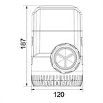 POMPA SEAFLO GPH 3700 24V LT/MIN 233 BOCCA MM.40/52